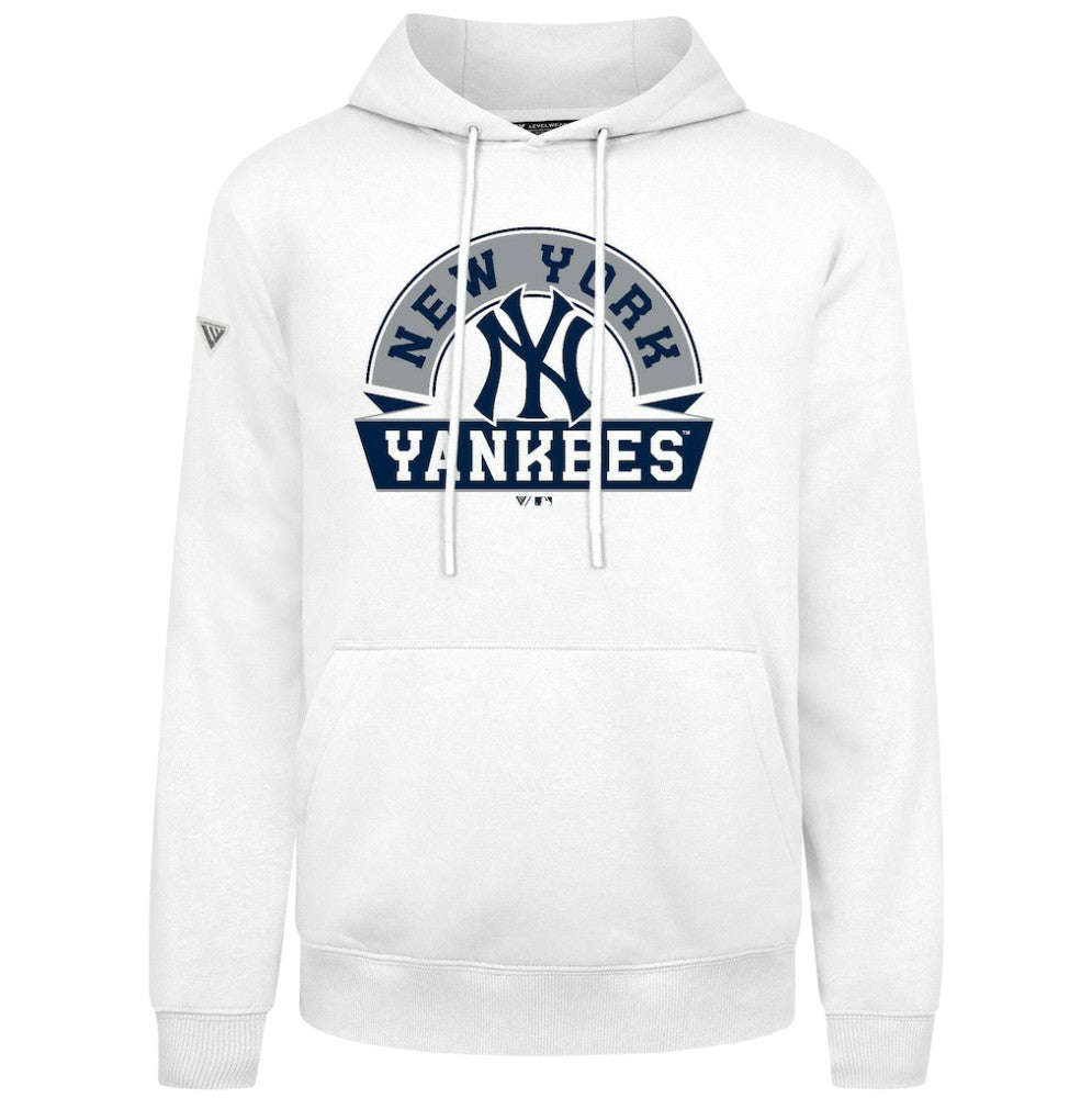 New York Yankees Levelwear Podium Banner Arch Hoodie - MLB