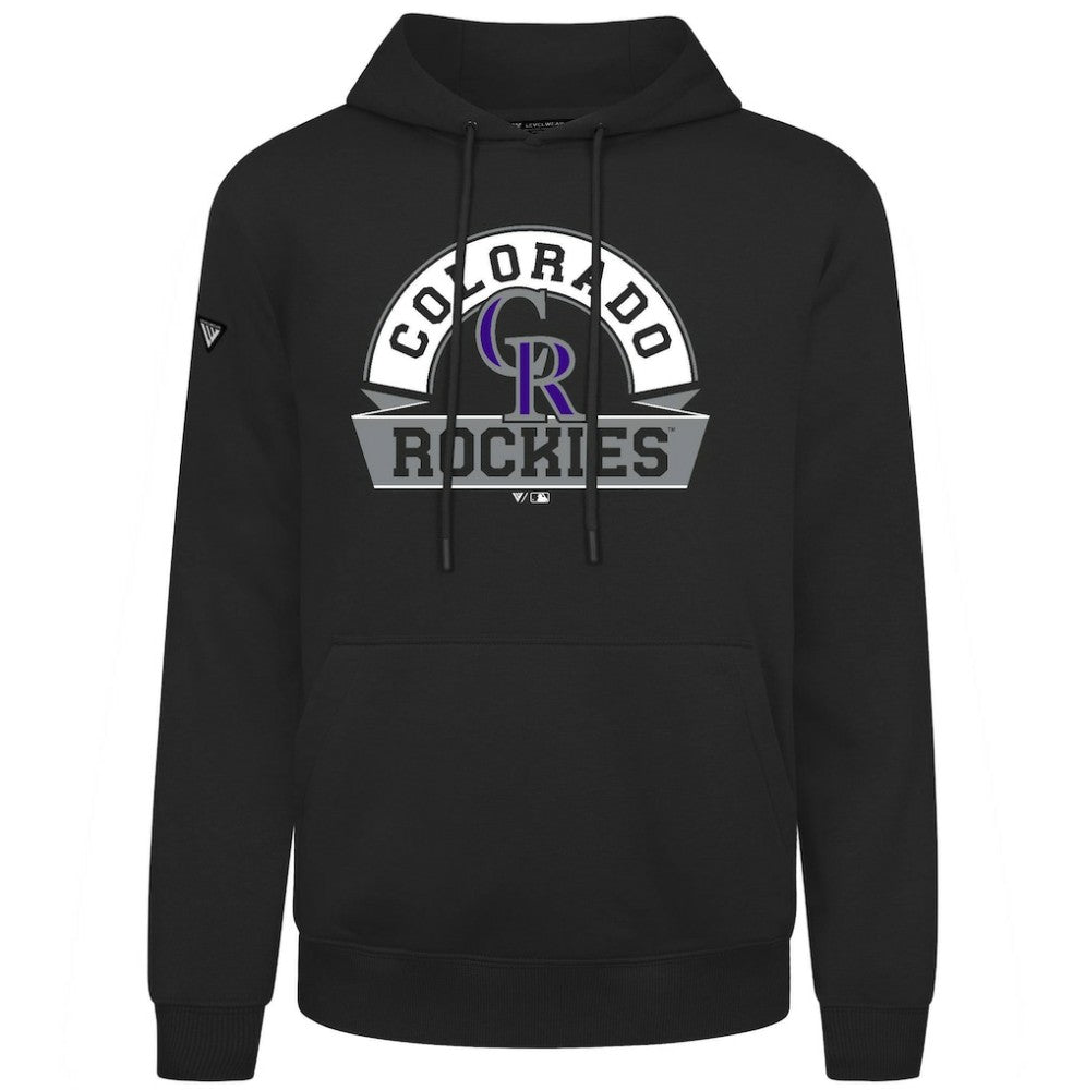 Colorado Rockies Levelwear Podium Banner Arch Hoodie - MLB