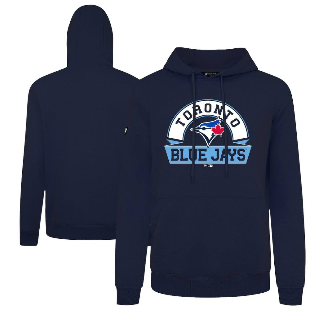 Toronto Blue Jays Levelwear Podium Banner Arch Hoodie - MLB