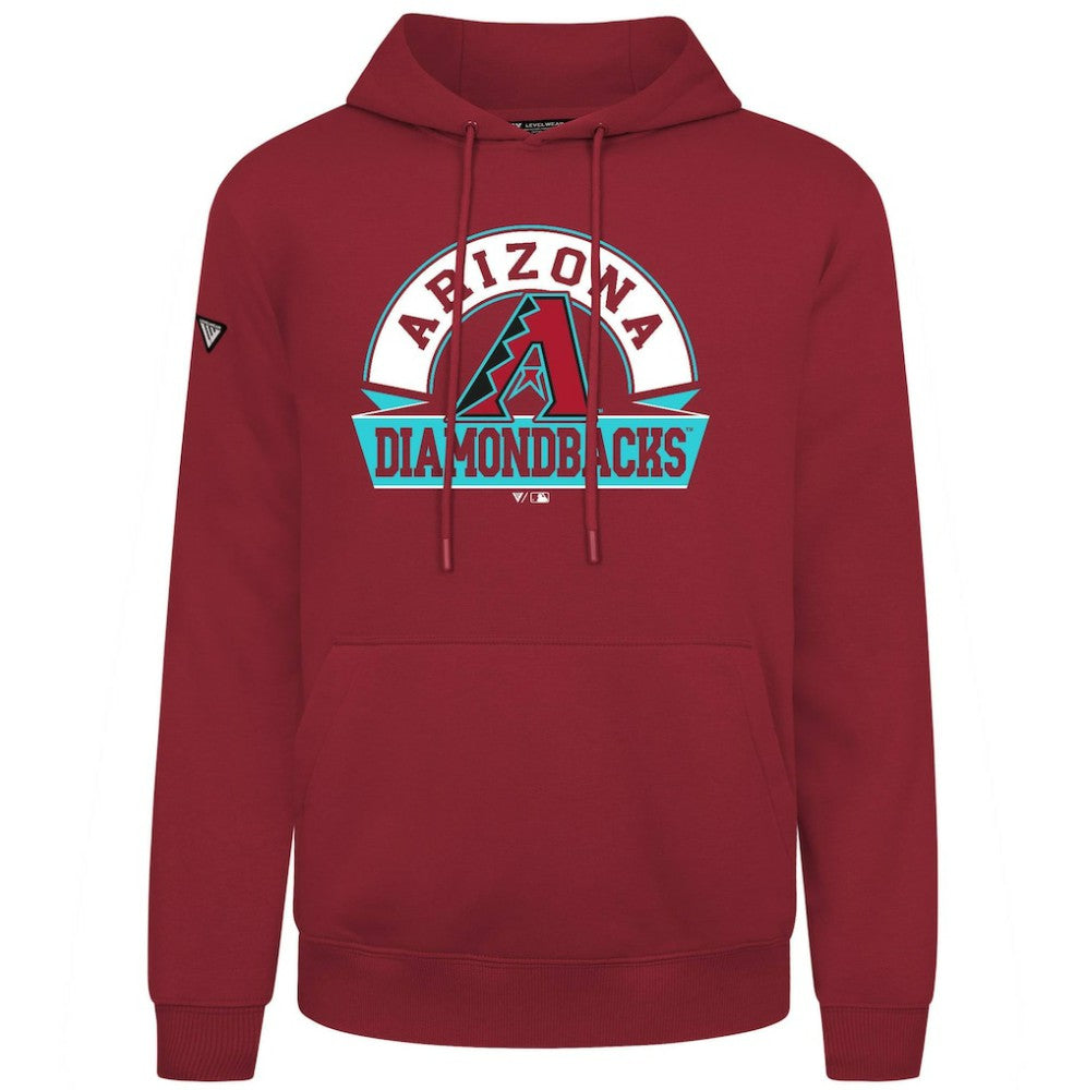 Arizona Diamondbacks Levelwear Podium Banner Arch Hoodie - MLB