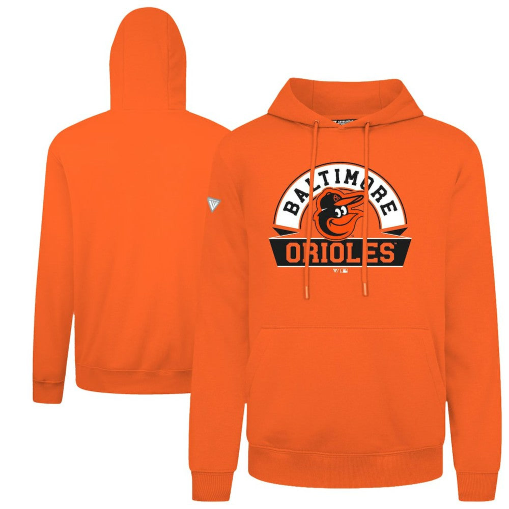 Baltimore Orioles Levelwear Podium Banner Arch Hoodie - MLB