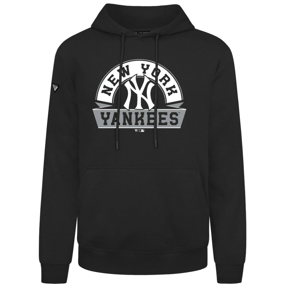 New York Yankees Levelwear Podium Banner Arch Hoodie - MLB