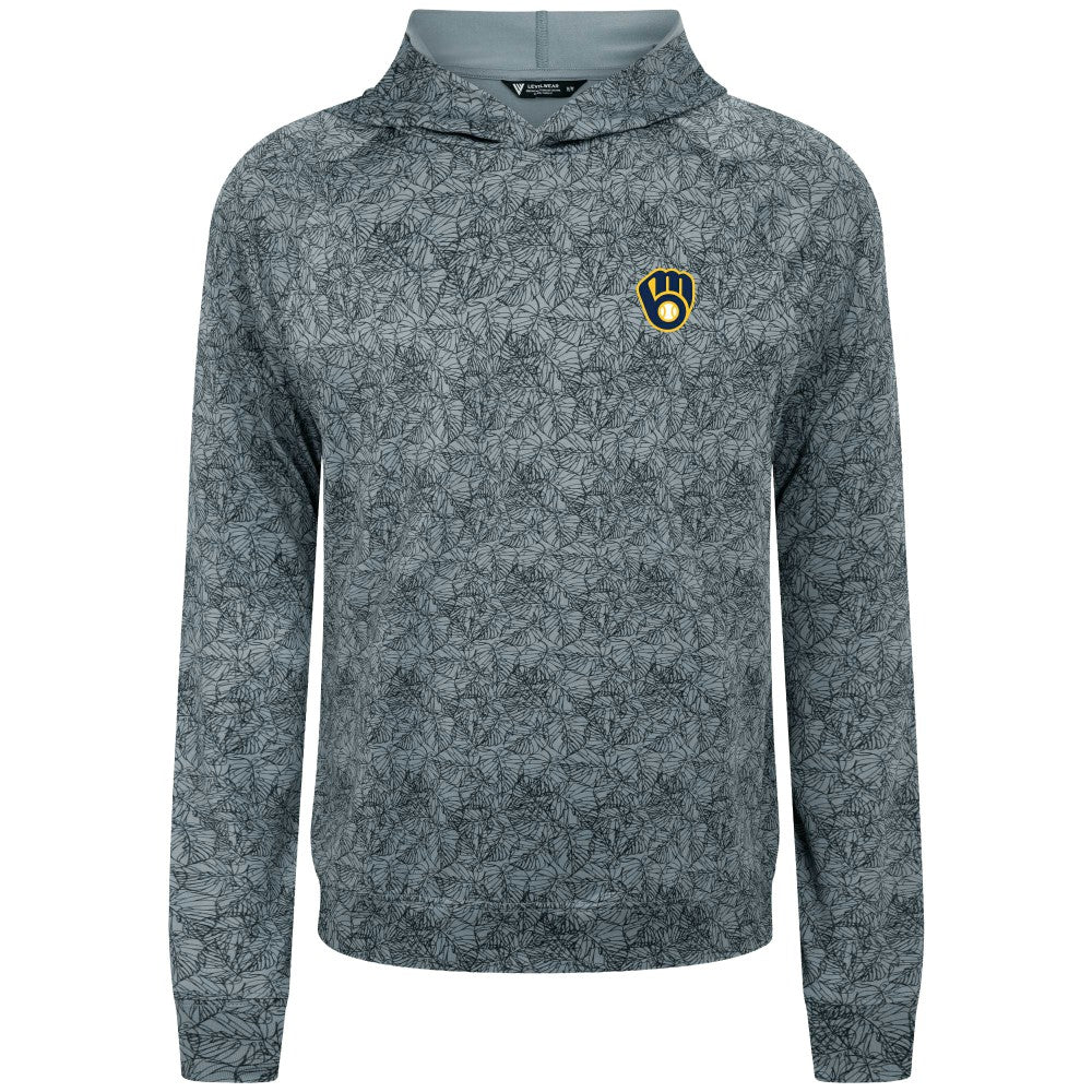 Milwaukee Brewers Levelwear Albatross Raglan Hoodie - MLB
