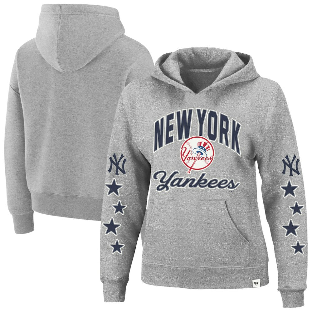 New York Yankees '47 Women's Plus Size Starry Eye Hoodie - MLB