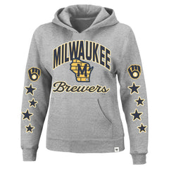 Milwaukee Brewers '47 Women's Plus Size Starry Eye Hoodie - MLB