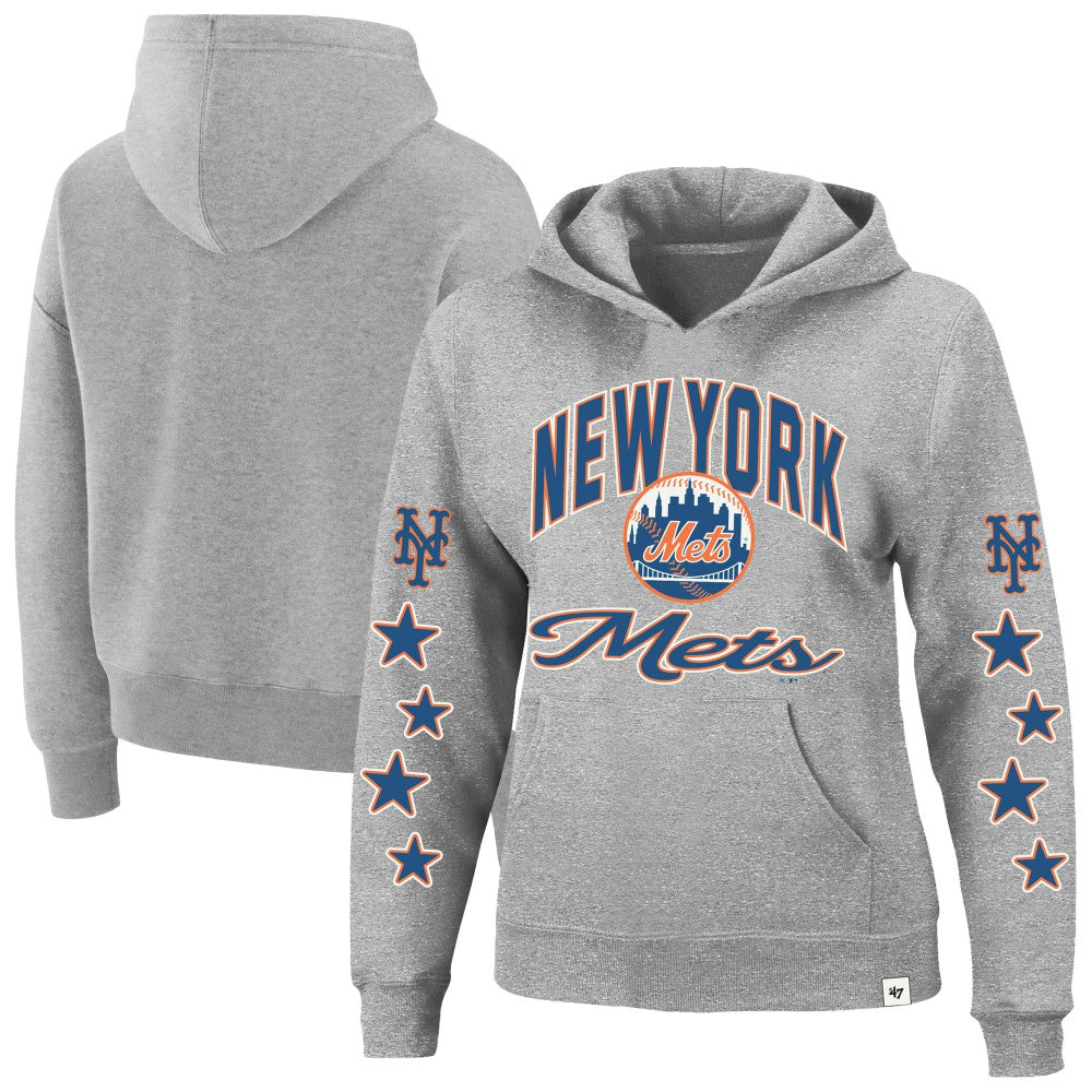 New York Mets '47 Women's Plus Size Starry Eye Hoodie - MLB