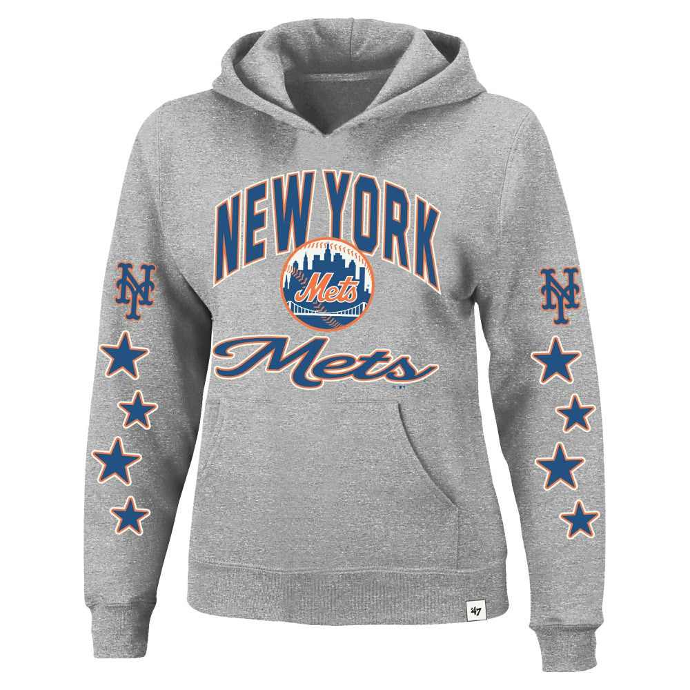 New York Mets '47 Women's Plus Size Starry Eye Hoodie - MLB