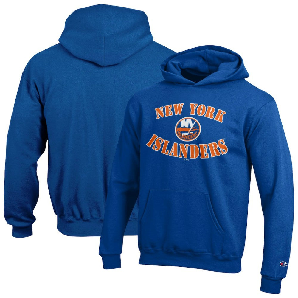 New York Islanders Champion Youth Fleece Powerblend Hoodie - Blue - NHL