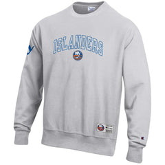 New York Islanders Champion Reverse Weave Fleece Sweatshirt - Gray - NHL