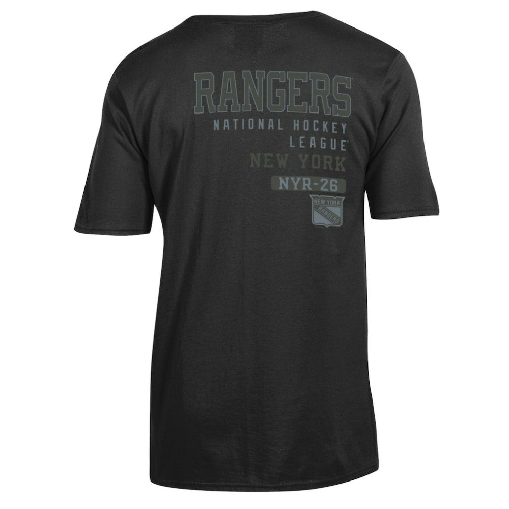 New York Rangers Champion Tonal T-Shirt - Black - NHL