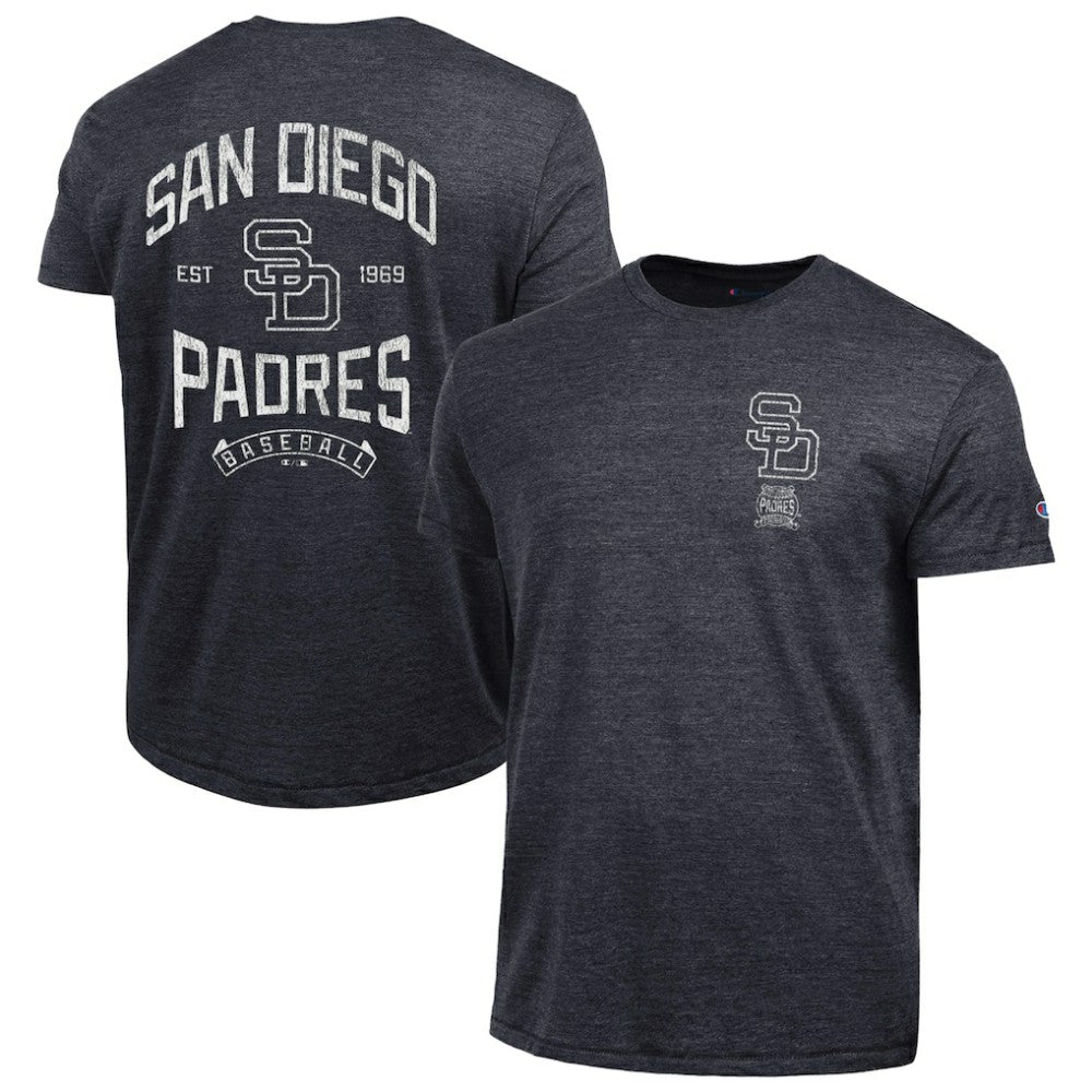 San Diego Padres Champion Vintage 3-Hit Tri-Blend T-Shirt - MLB