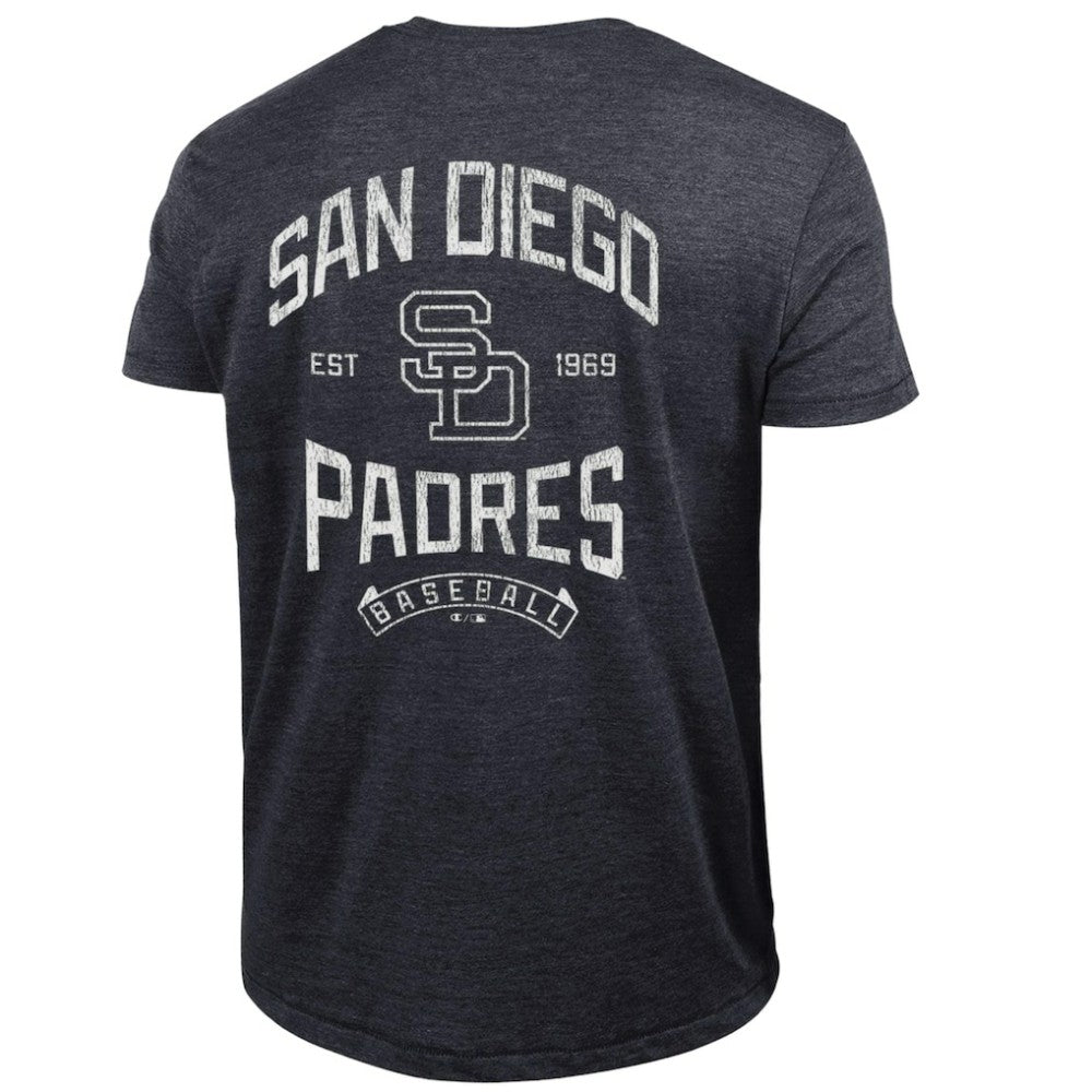 San Diego Padres Champion Vintage 3-Hit Tri-Blend T-Shirt - MLB