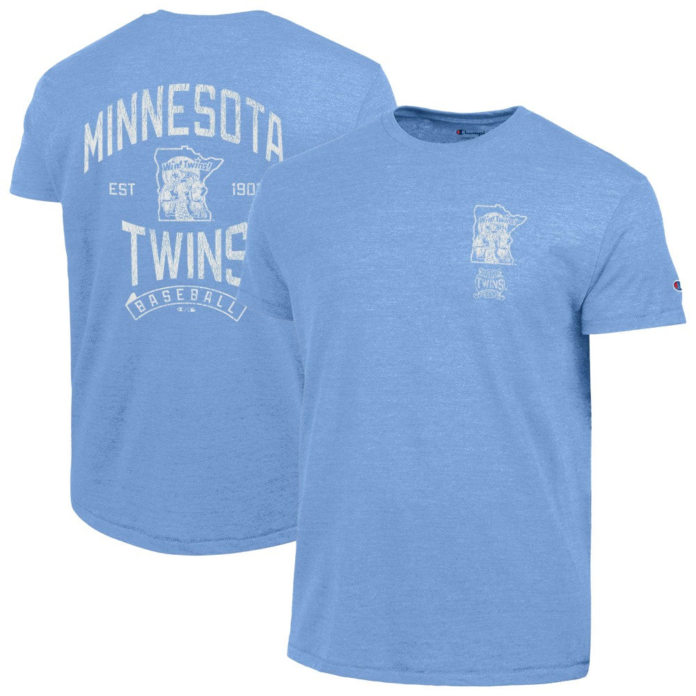 Minnesota Twins Champion Vintage 3-Hit Tri-Blend T-Shirt - MLB