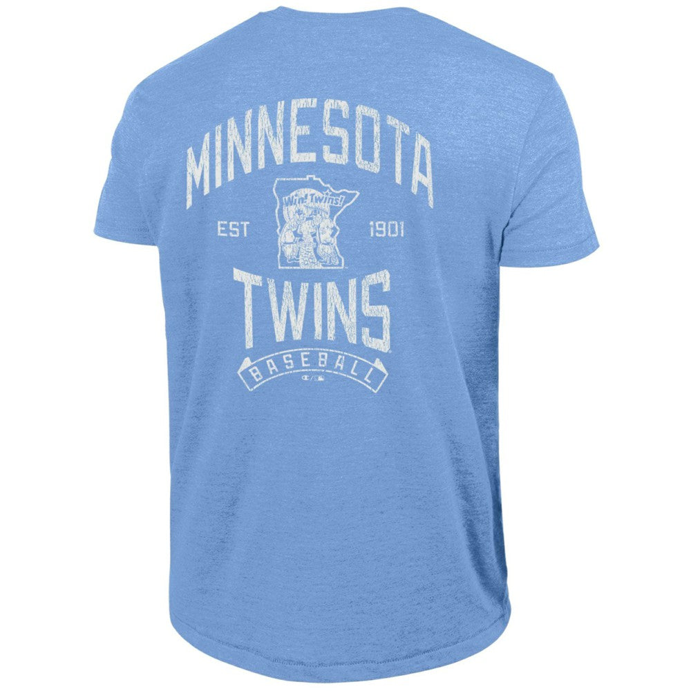Minnesota Twins Champion Vintage 3-Hit Tri-Blend T-Shirt - MLB