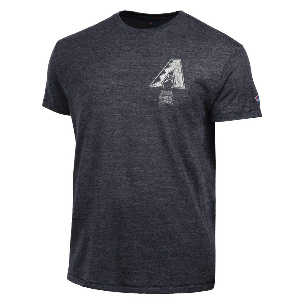 Arizona Diamondbacks Champion Vintage 3-Hit Tri-Blend T-Shirt - MLB
