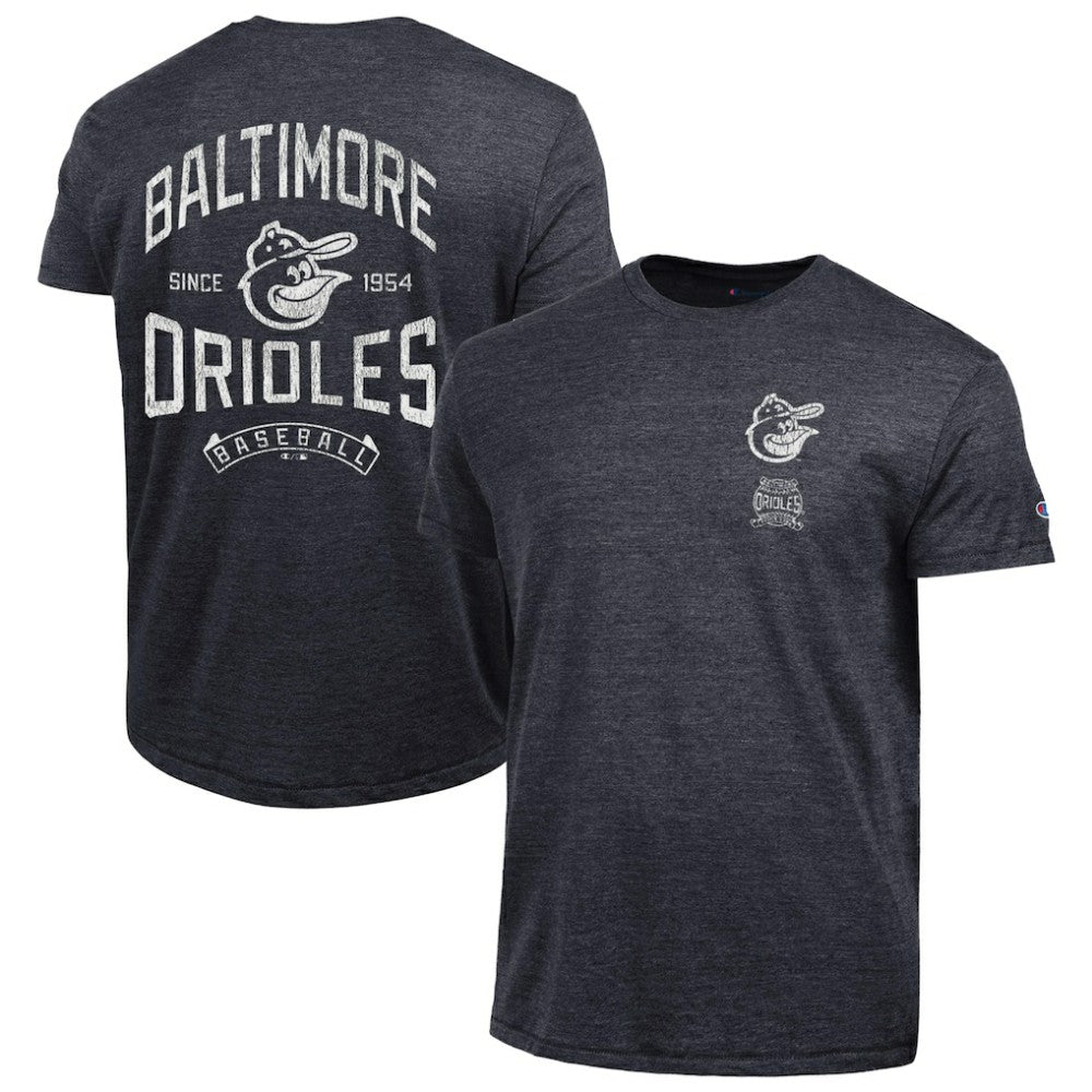 Baltimore Orioles Champion Vintage 3-Hit Tri-Blend T-Shirt - MLB