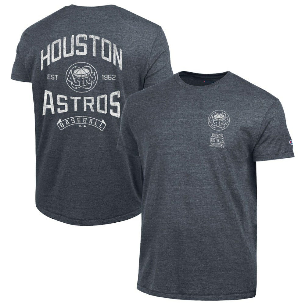 Houston Astros Champion Vintage 3-Hit Tri-Blend T-Shirt - MLB