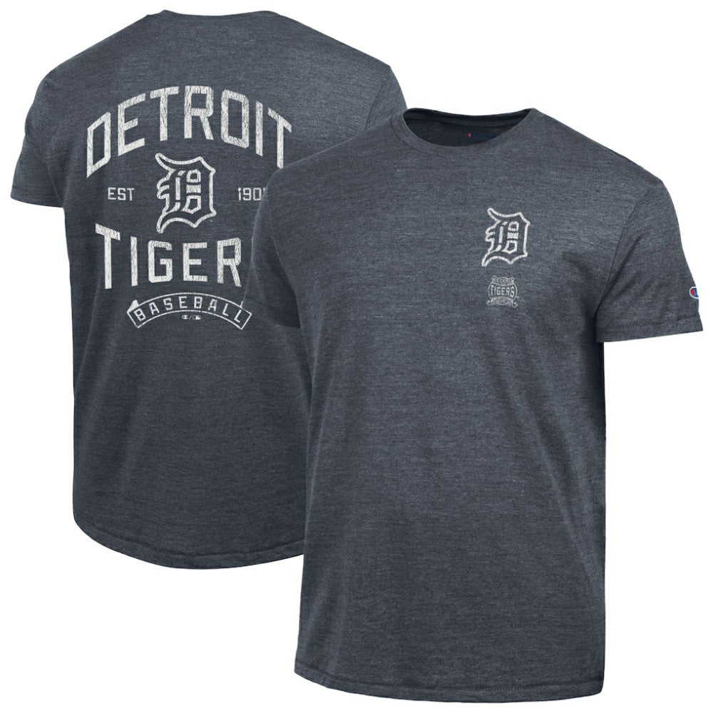 Detroit Tigers Champion Vintage 3-Hit Tri-Blend T-Shirt - MLB