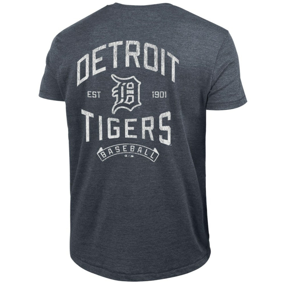 Detroit Tigers Champion Vintage 3-Hit Tri-Blend T-Shirt - MLB