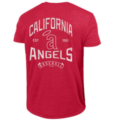 Los Angeles Angels Champion Vintage 3-Hit Tri-Blend T-Shirt - MLB
