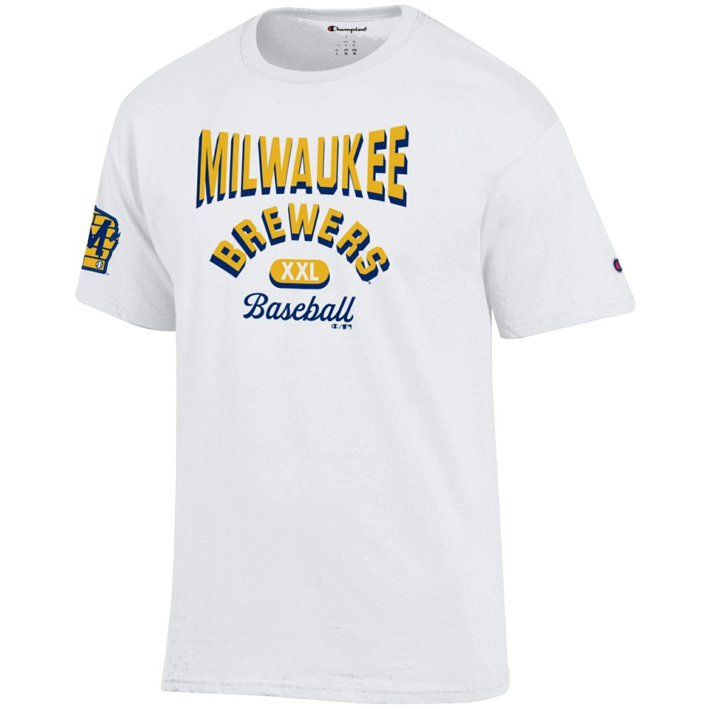 Milwaukee Brewers Champion 3-Hit Jersey T-Shirt - MLB