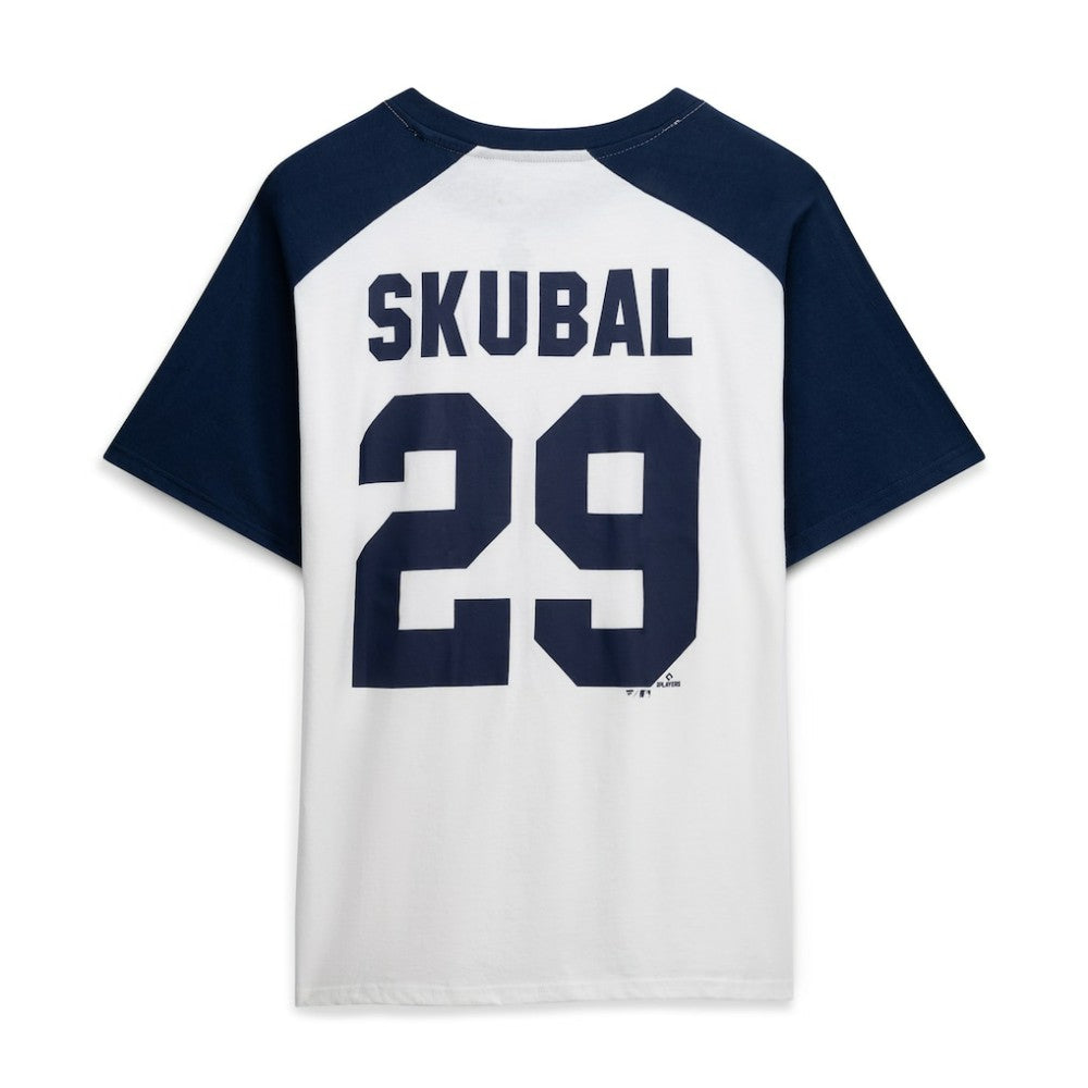 Tarik Skubal Detroit Tigers Profile Women's Plus Size Name & Number Raglan Henley T-Shirt - MLB