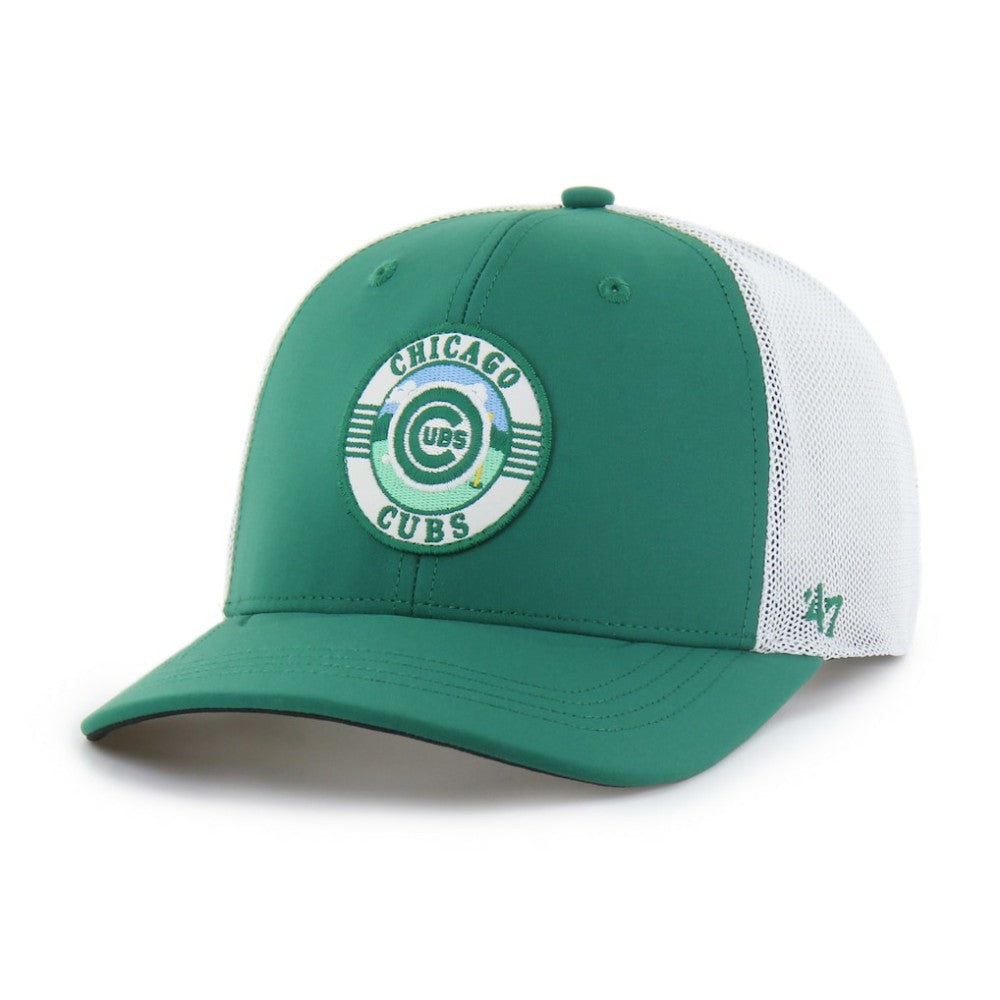 Chicago Cubs '47 Elevated Greens Adjustable Trucker Hat - MLB