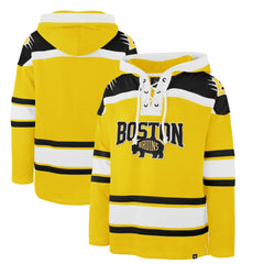 Boston Bruins '47 2026 NHL Stadium Series Superior Lacer Hoodie - Gold - NHL