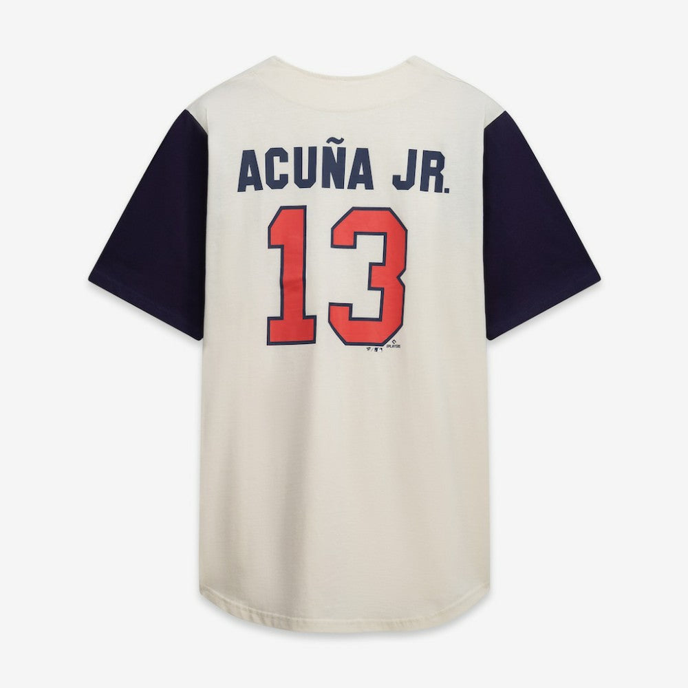 Atlanta Braves Profile Big & Tall Two-Color Fashion Jersey - MLB