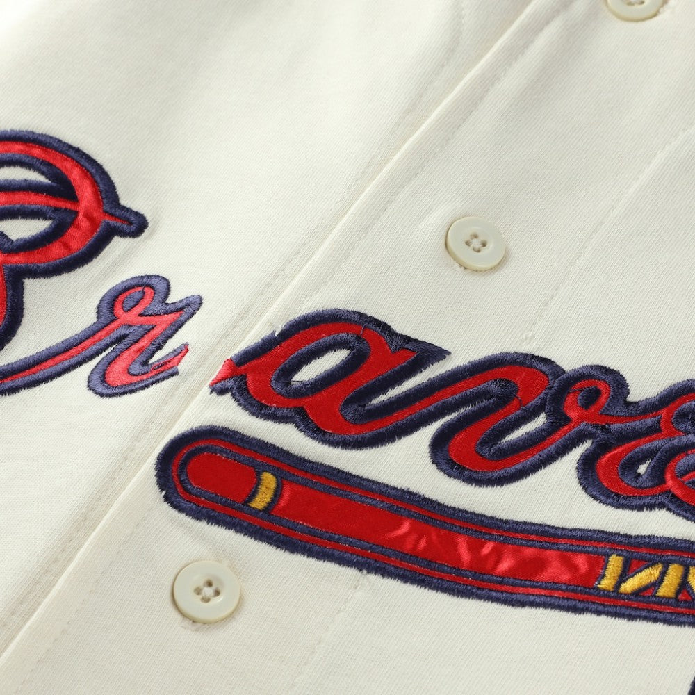 Atlanta Braves Profile Big & Tall Two-Color Fashion Jersey - MLB