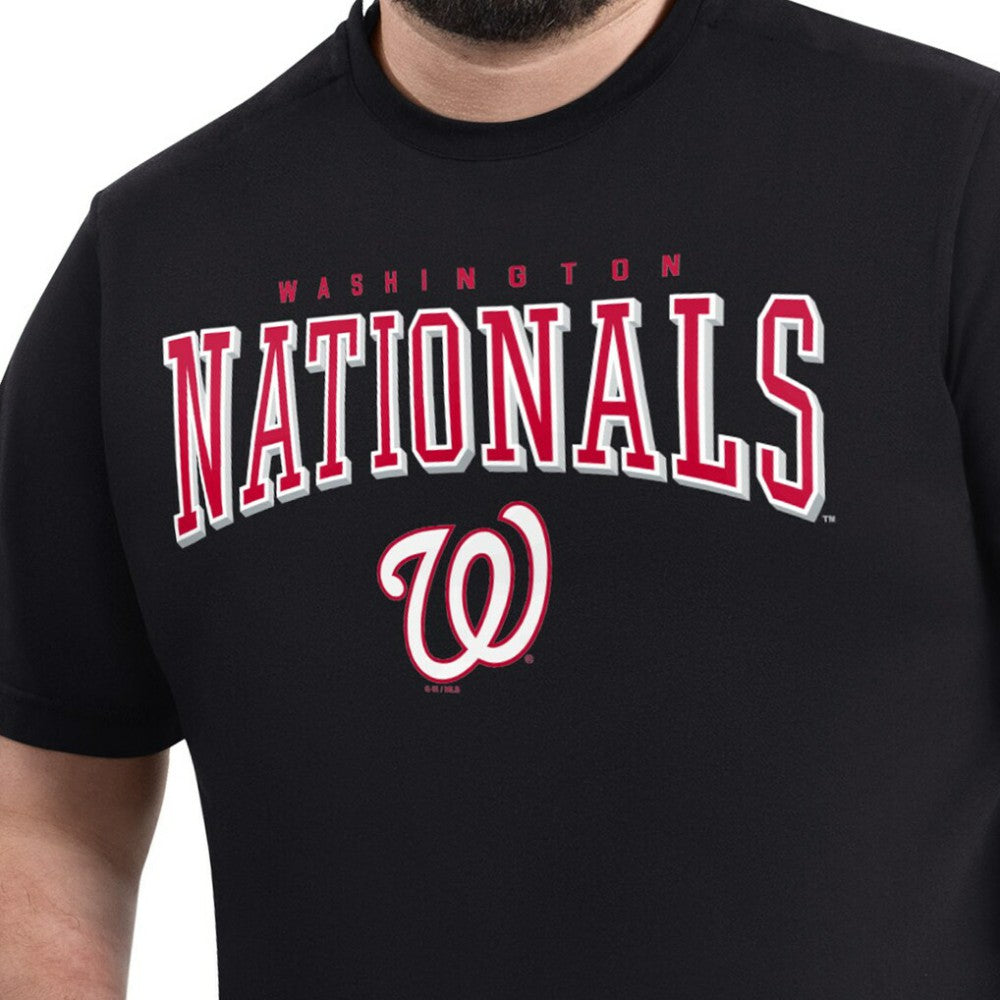 Washington Nationals G-III Sports by Carl Banks Adaptive Classic Team Spirit T-Shirt - MLB