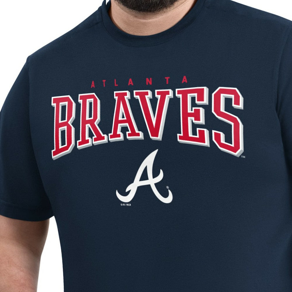 Atlanta Braves G-III Sports by Carl Banks Adaptive Classic Team Spirit T-Shirt - MLB