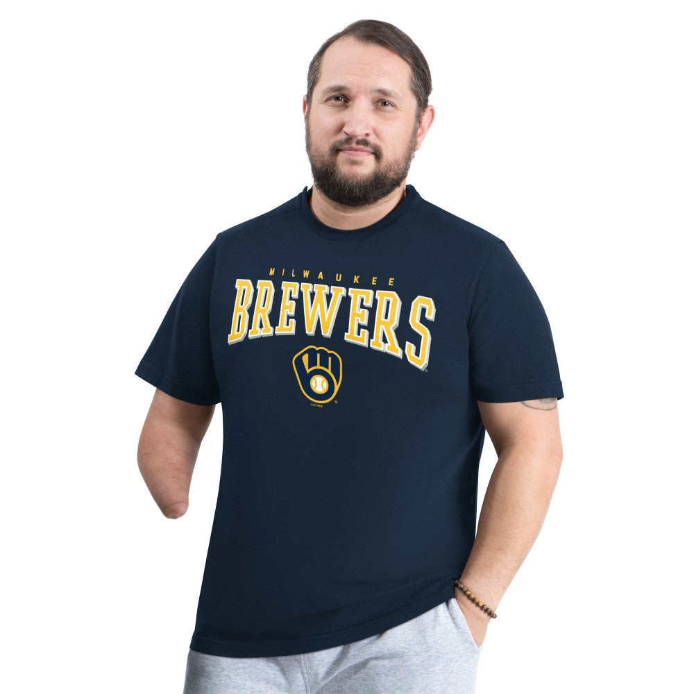 Milwaukee Brewers G-III Sports by Carl Banks Adaptive Classic Team Spirit T-Shirt - MLB