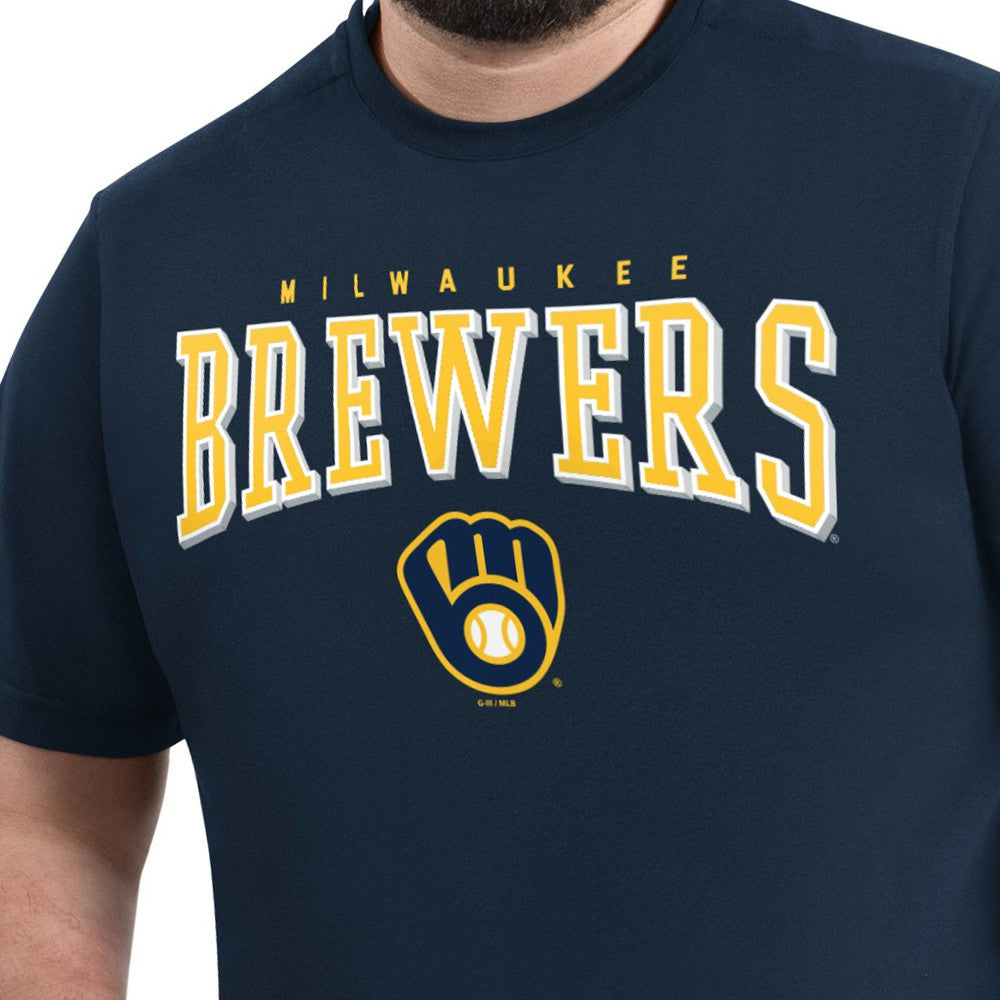 Milwaukee Brewers G-III Sports by Carl Banks Adaptive Classic Team Spirit T-Shirt - MLB