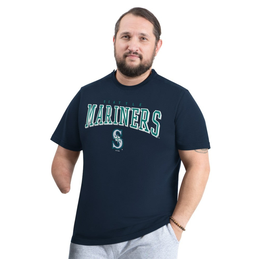 Seattle Mariners G-III Sports by Carl Banks Adaptive Classic Team Spirit T-Shirt - MLB