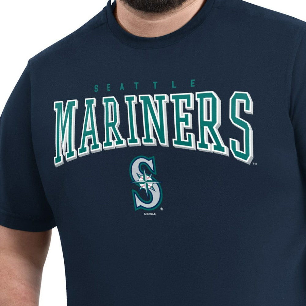 Seattle Mariners G-III Sports by Carl Banks Adaptive Classic Team Spirit T-Shirt - MLB