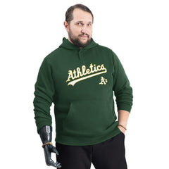 Athletics G-III Sports by Carl Banks Adaptive Lockup Fleece Hoodie - MLB