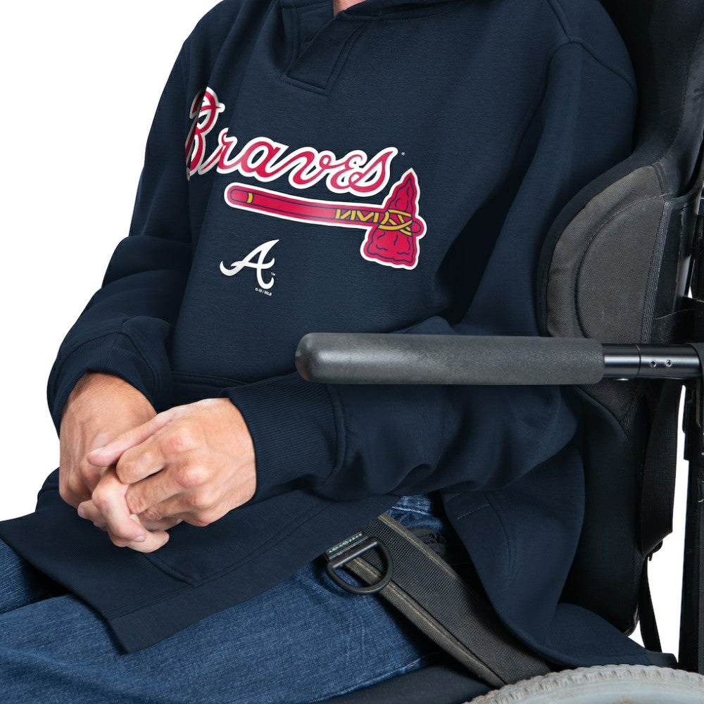 Atlanta Braves G-III Sports by Carl Banks Adaptive Lockup Fleece Hoodie - MLB