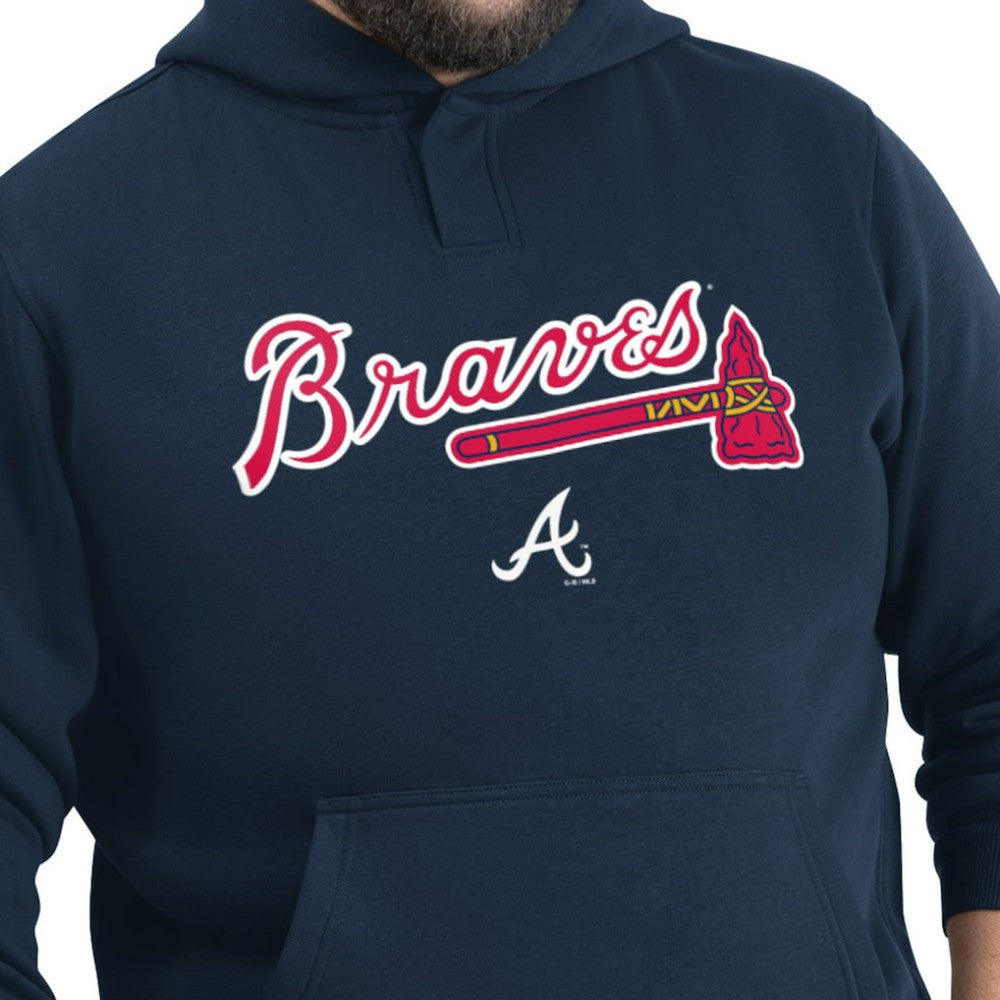 Atlanta Braves G-III Sports by Carl Banks Adaptive Lockup Fleece Hoodie - MLB