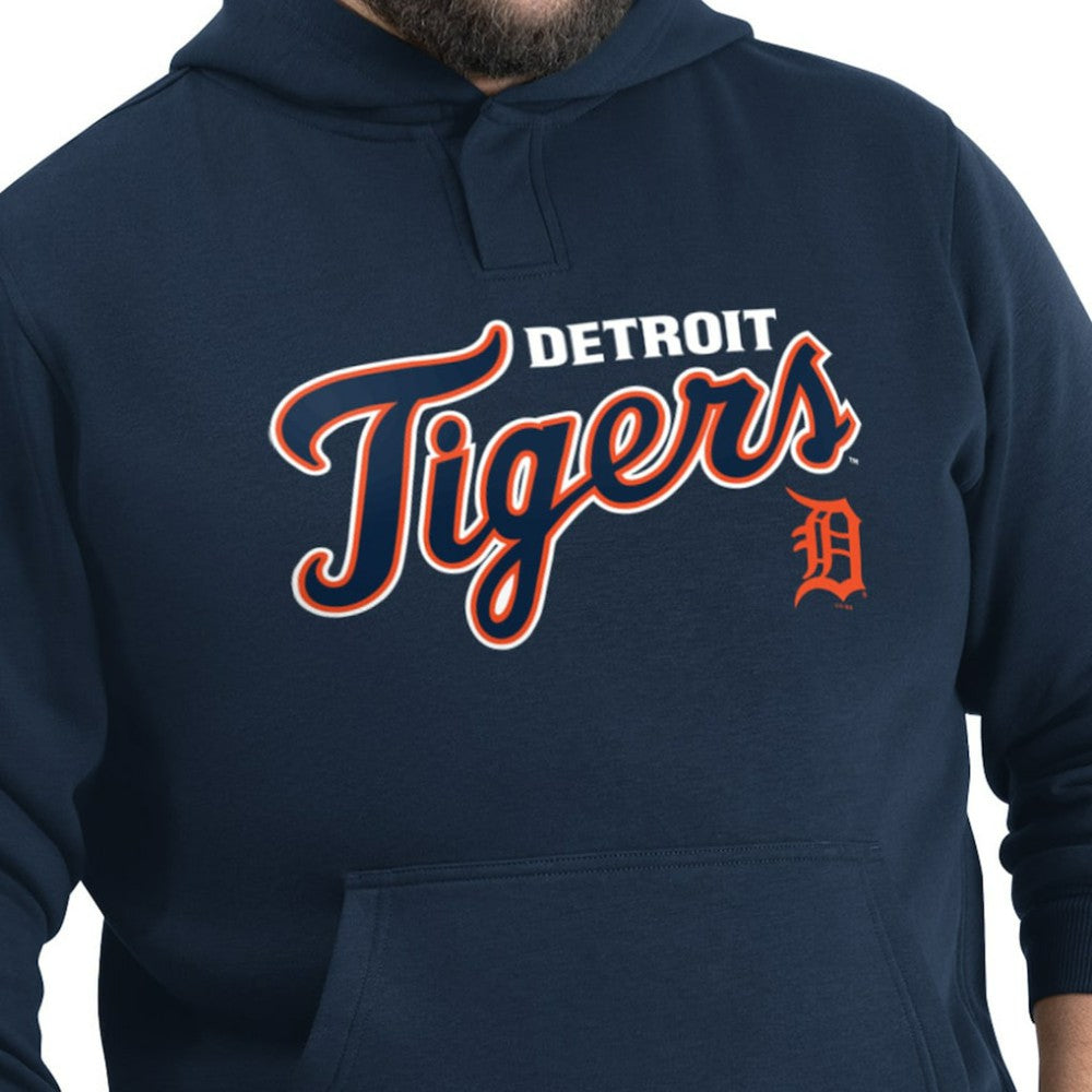 Detroit Tigers G-III Sports by Carl Banks Adaptive Lockup Fleece Hoodie - MLB