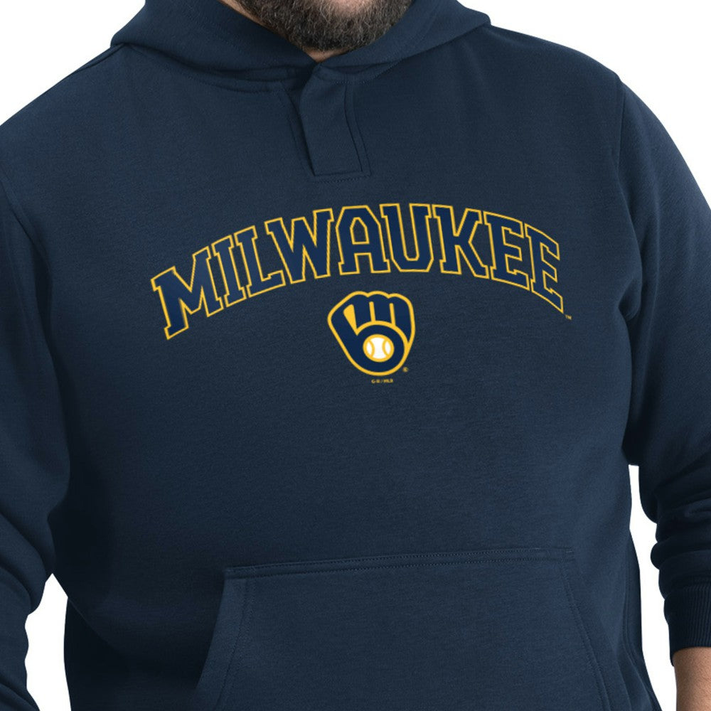 Milwaukee Brewers G-III Sports by Carl Banks Adaptive Lockup Fleece Hoodie - MLB
