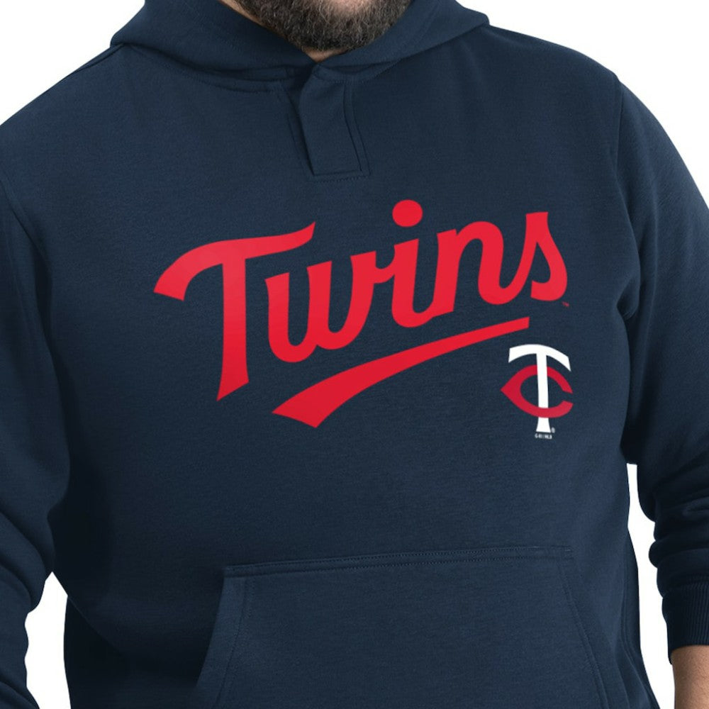 Minnesota Twins G-III Sports by Carl Banks Adaptive Lockup Fleece Hoodie - MLB
