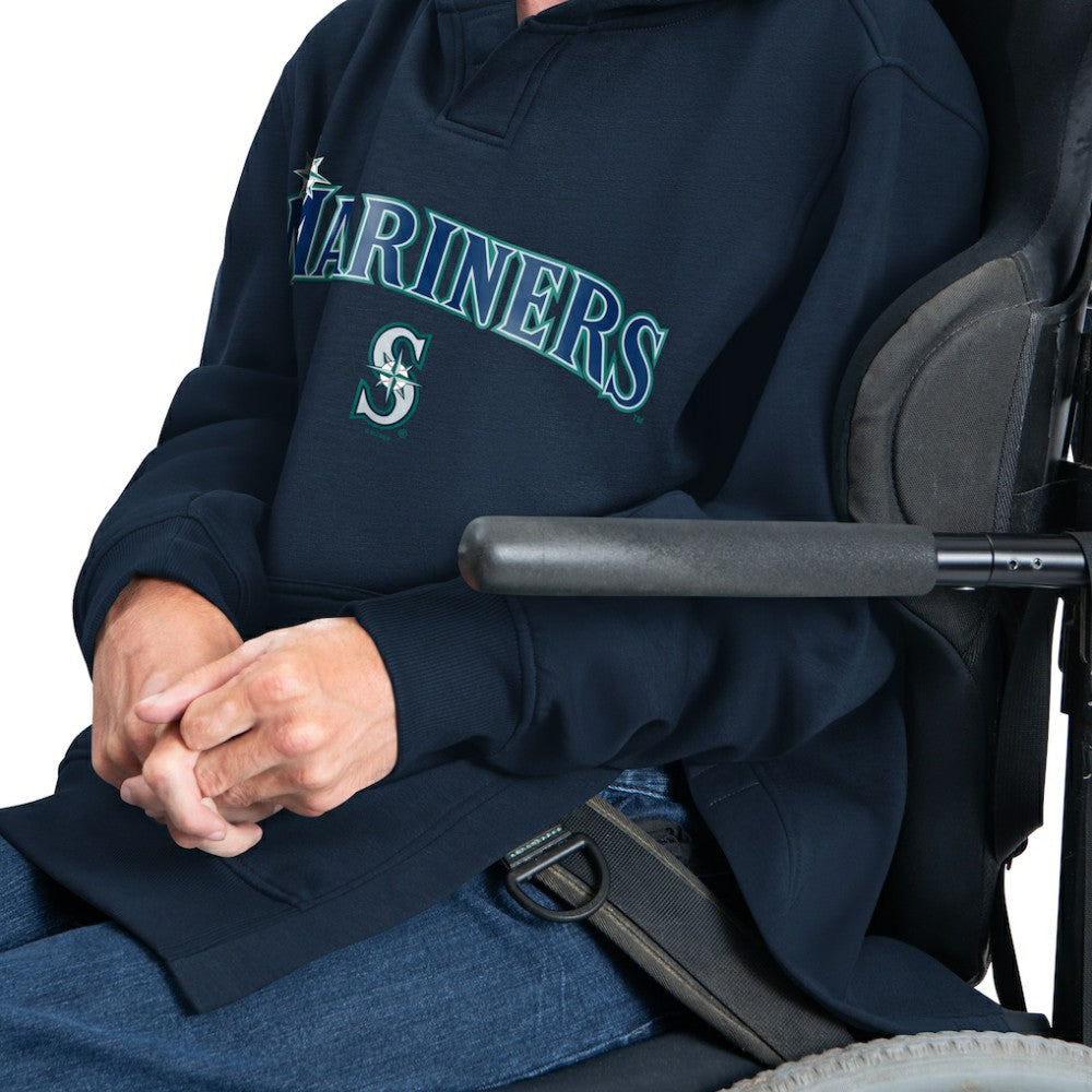 Seattle Mariners G-III Sports by Carl Banks Adaptive Lockup Fleece Hoodie - MLB