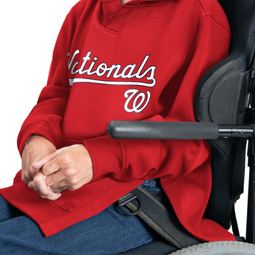 Washington Nationals G-III Sports by Carl Banks Adaptive Lockup Fleece Hoodie - MLB