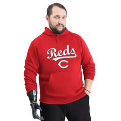 Cincinnati Reds G-III Sports by Carl Banks Adaptive Lockup Fleece Hoodie - MLB