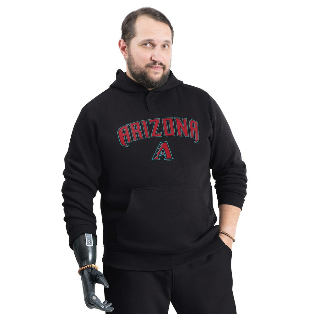 Arizona Diamondbacks G-III Sports by Carl Banks Adaptive Lockup Fleece Hoodie - MLB