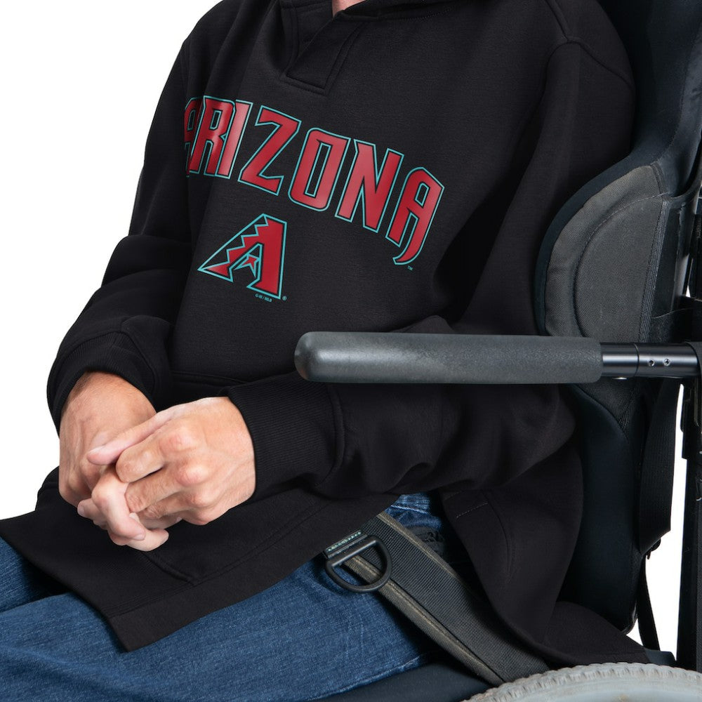 Arizona Diamondbacks G-III Sports by Carl Banks Adaptive Lockup Fleece Hoodie - MLB