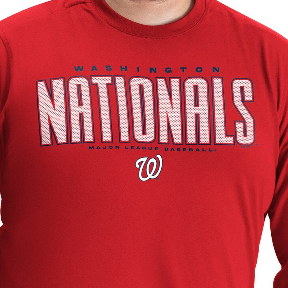 Washington Nationals G-III Sports by Carl Banks Adaptive Long Sleeve T-Shirt - MLB