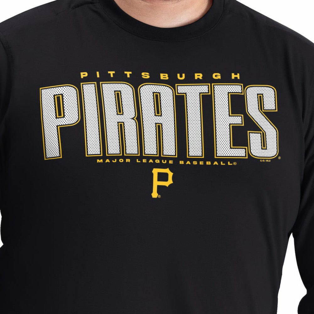 Pittsburgh Pirates G-III Sports by Carl Banks Adaptive Long Sleeve T-Shirt - MLB