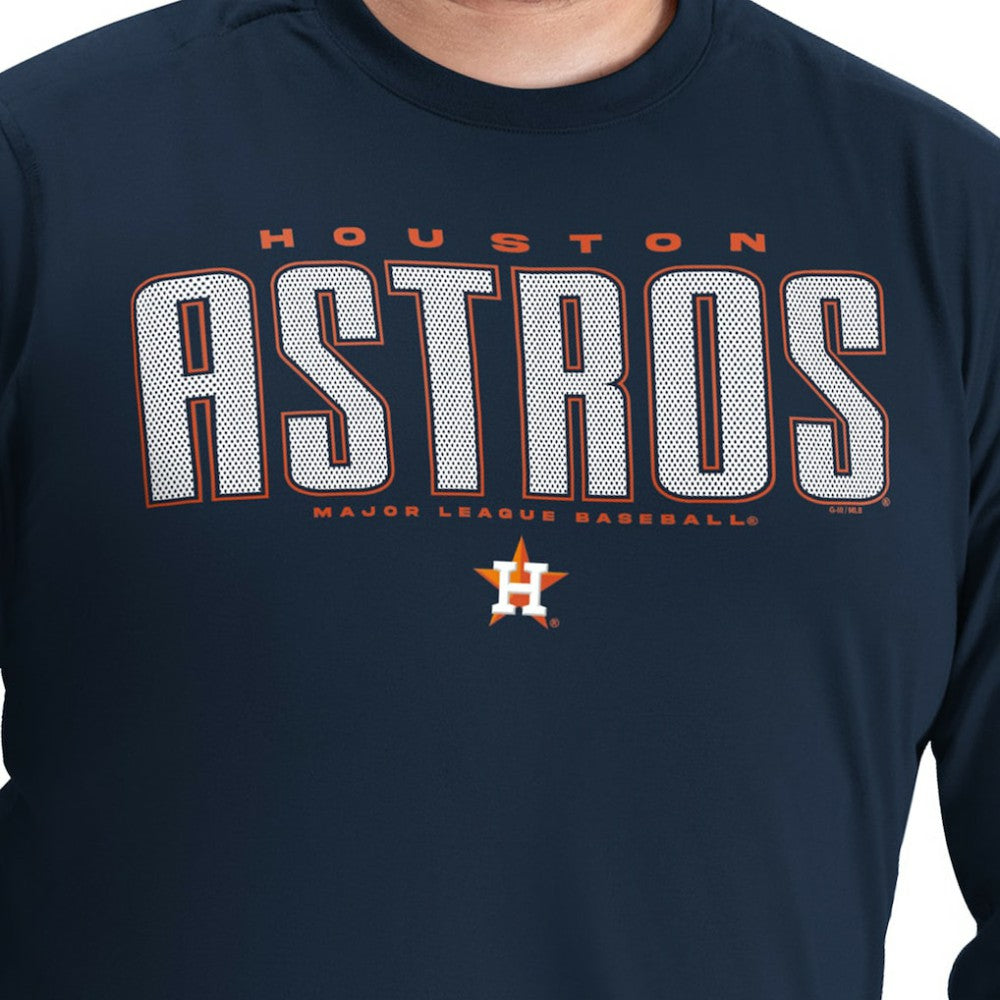 Houston Astros G-III Sports by Carl Banks Adaptive Long Sleeve T-Shirt - MLB